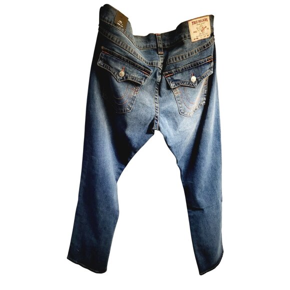 True Religion Ricky Big T‎ Flap Straight Jean - Size 38x34 - Picture 5 of 7